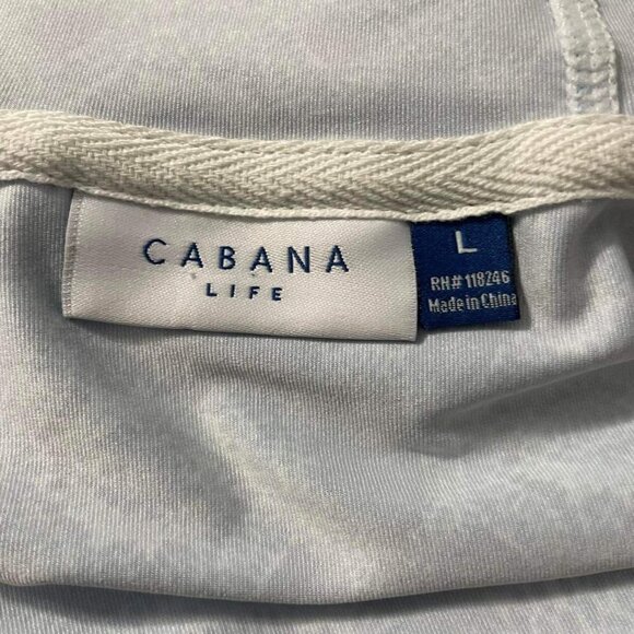 Cabana Life Size Large Dress Long Sleeve Hoodie Resort Beach Vacation SPF - Picture 6 of 8